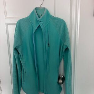 tek gear Women's Teal Full-Zip Fleece Jacket